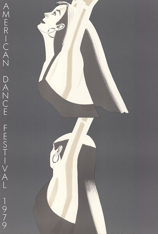 Alex Katz, ‘William Dunas Dance, Pamela-American Dance Festival’, 1979, Print, Lithograph, ArtWise
