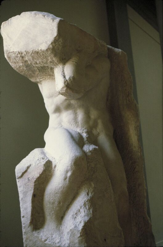 Michelangelo Buonarroti, ‘Bound Slave (Captive Atlas)’, ca. 1516-19, Sculpture, Marble, Allan Kohl