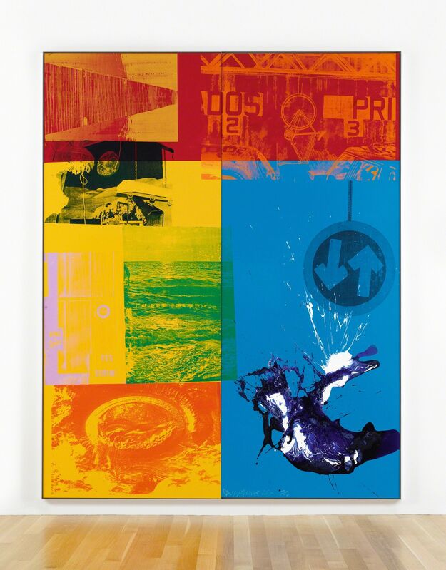Robert Rauschenberg, ‘Spindlegrip (Urban Bourbon)’, 1988, Painting, Acrylic on enameled aluminum, in 2 parts, Sotheby's: Contemporary Art Day Auction