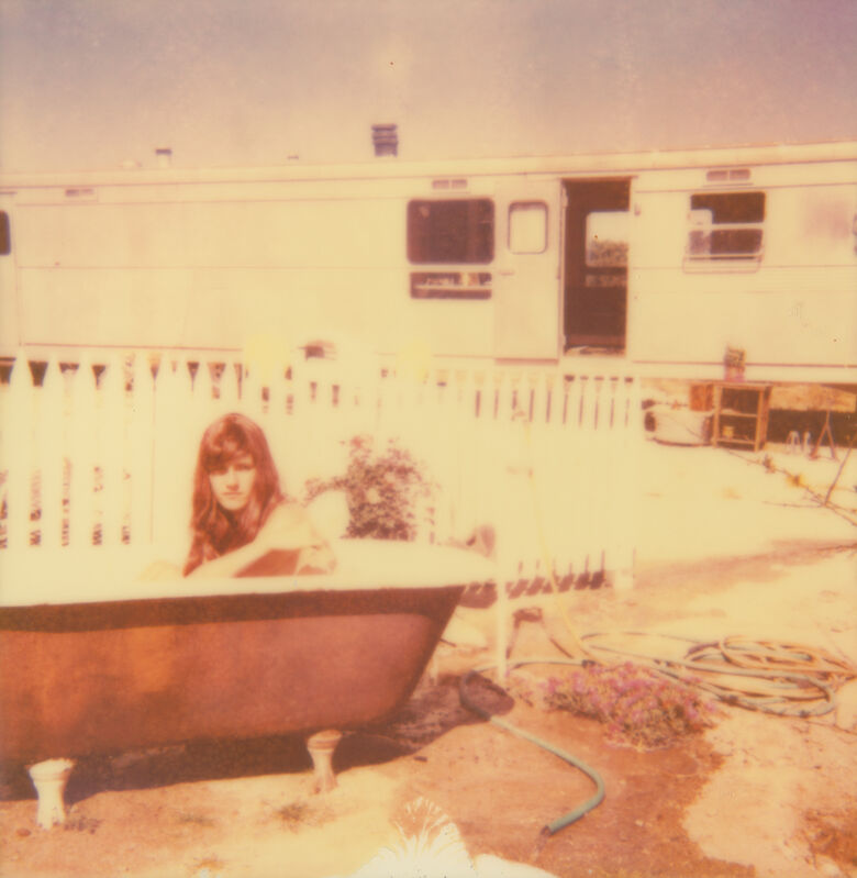 Stefanie Schneider, ‘The Girl III (The Girl behind the White Picket Fence) ’, 2013, Photography, Analog C-Print, hand-printed by the artist on Fuji Archive Crystal Paper, matte surface,  based on a Polaroid. Not mounted., Instantdreams