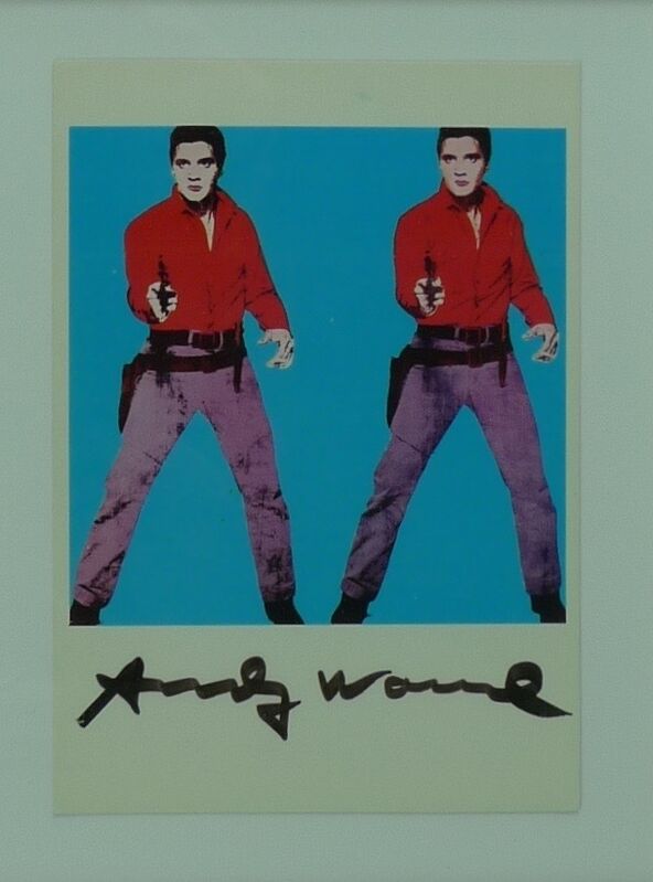 Andy Warhol, ‘Double Elvis’, no date, Ephemera or Merchandise, Postcard, Bengtsson Fine Art