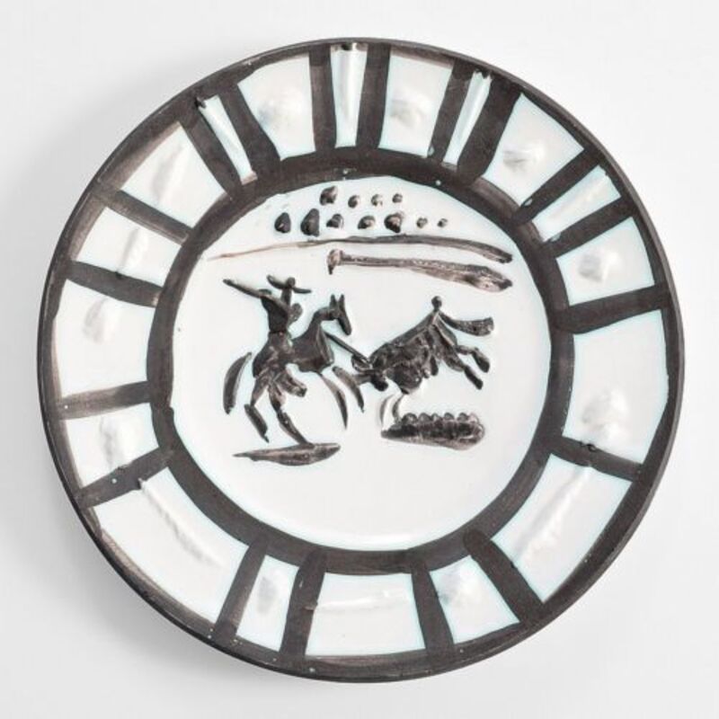 Pablo Picasso, ‘Picador Plate ’, 1954, Sculpture, Ceramic, Modern Artifact