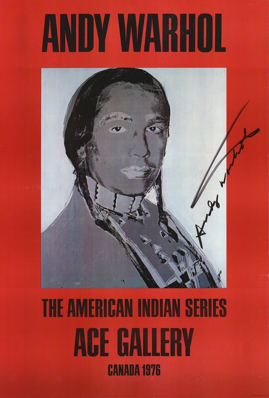 Andy Warhol, ‘American Indian (Red)’, 1977, Ephemera or Merchandise, Offset Lithograph, ArtWise