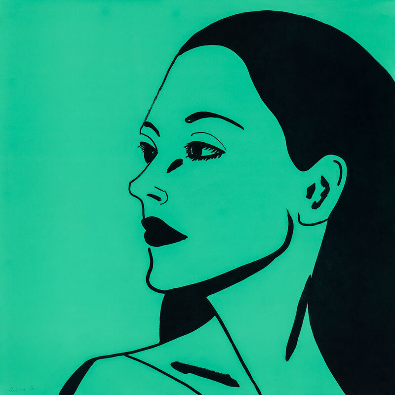 Alex Katz, ‘Laura 3’, 2018, Print, Two-color etching on Saunders Waterford, HP, High White, 425 gsm, fine art paper, Haw Contemporary