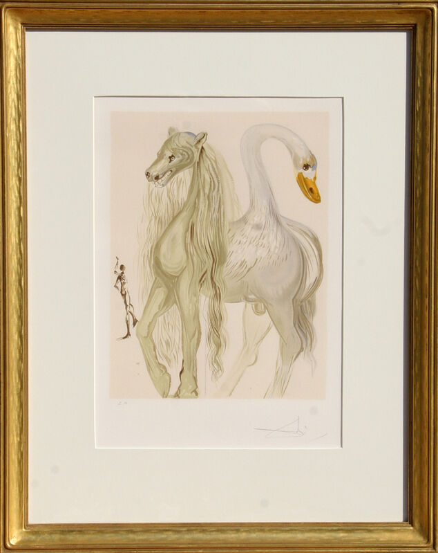 Salvador Dalí, ‘Le Chimere d'Horace from Dalinean Horses’, 1972, Print, Lithograph, Signed in Pencil, RoGallery