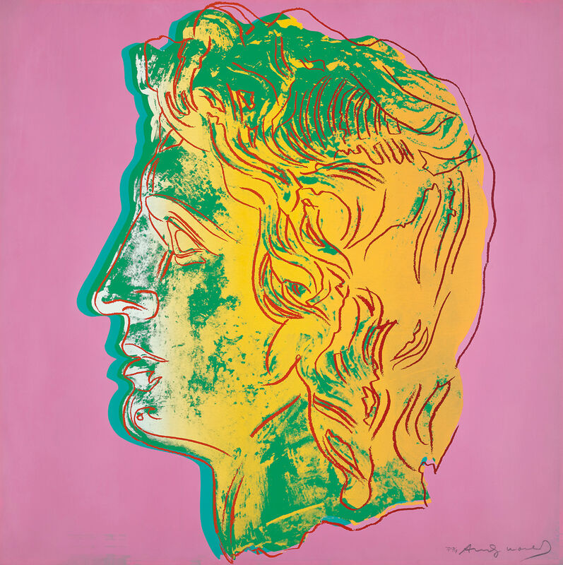Andy Warhol, ‘Alexander the Great’, 1982, Print, Unique screenprint in colours, on Lenox Museum Board, the full sheet., Phillips