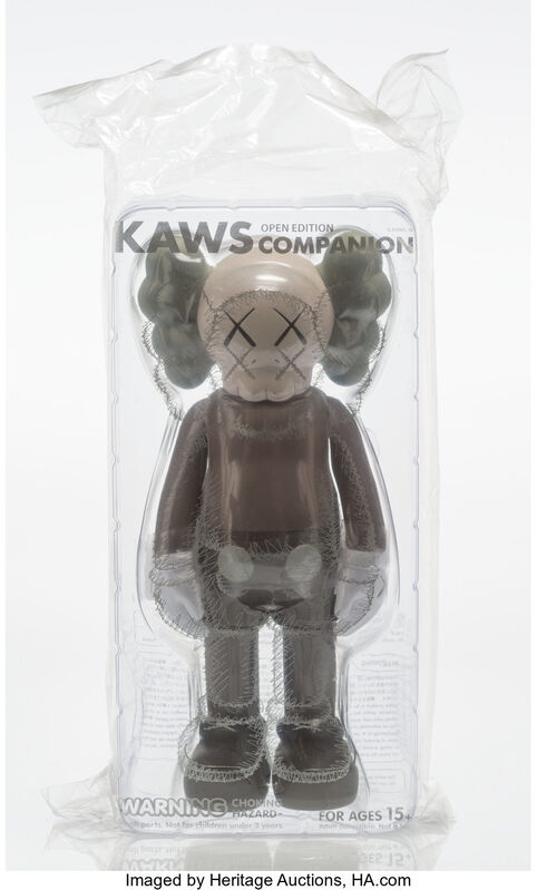 KAWS, ‘Companion (Brown)’, 2016, Sculpture, Painted cast vinyl, Heritage Auctions