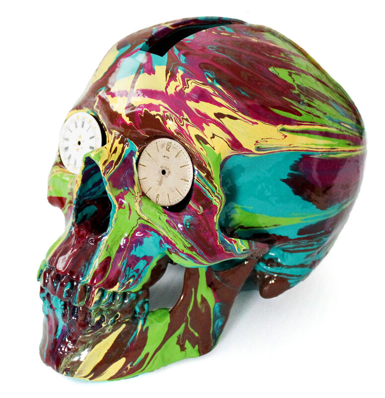 Damien Hirst, ‘The Hours Spin Skull’, 2008, Sculpture, Glosspaint on plastic, EHC Fine Art Gallery Auction