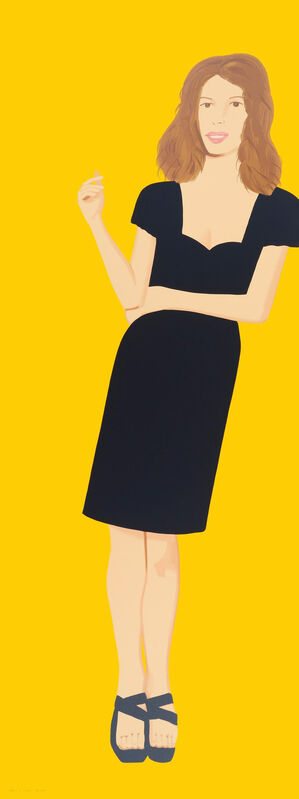 Alex Katz, ‘Cecily (from Black Dress series)’, 2015, Print, Screenprint on Saunders Waterford 425gsm paper, American Friends of Museums in Israel Benefit Auction