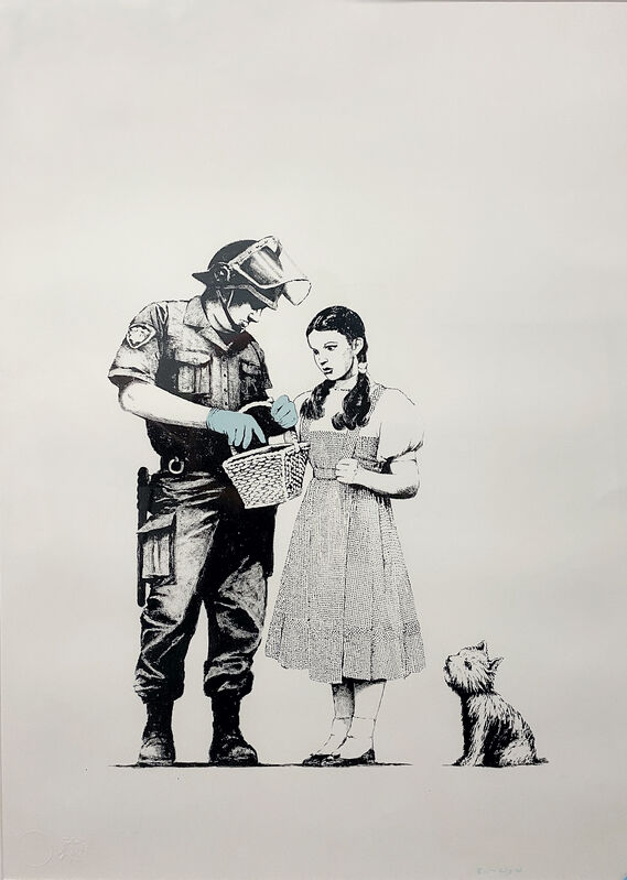 Banksy, ‘Stop and Search’, 2007, Print, Screenprint in colours on arches 88 paper., HOFA Gallery (House of Fine Art)