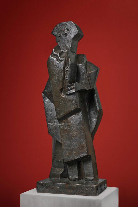 Jacques Lipchitz, ‘Harlequin with Clarinet’, 1920, Sculpture, Bronze, Marlborough Fine Art