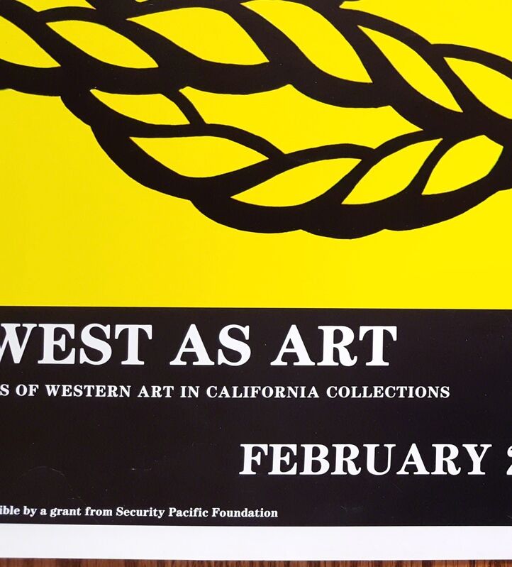 Roy Lichtenstein, ‘The West as Art’, 1982, Print, Offset-Lithograph, Exhibition Poster, Graves International Art
