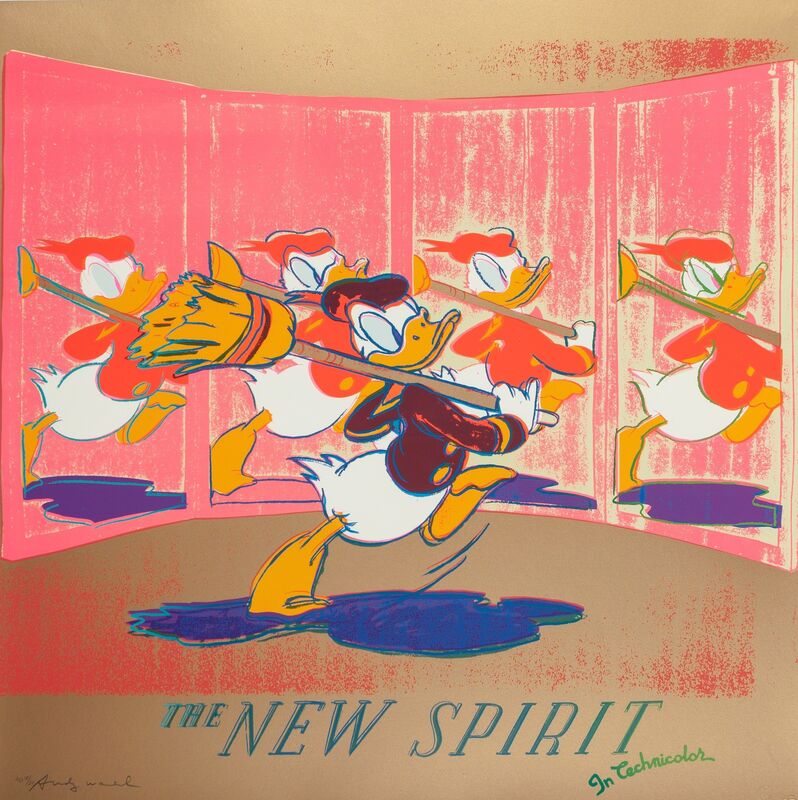 Andy Warhol, ‘The New Spirit (Donald Duck), from the Ads portfolio’, 1985, Print, Screenprint in colors on Lenox Museum Board, Heritage Auctions