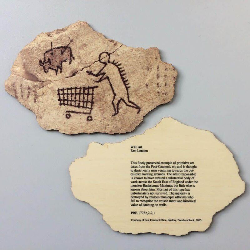 Banksy, ‘"PECKHAM ROCK"’, 2018, Ephemera or Merchandise, Wooden postcard, Arts Limited