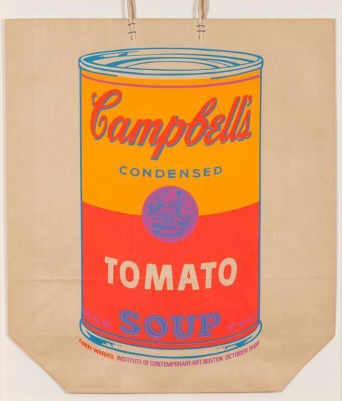 Andy Warhol, ‘Soup Can Bag’, 1966, Print, Screenprint in colors on shopping bag, Caviar20