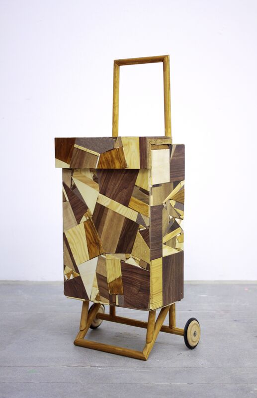 Clemens Behr, ‘Coche Fantastico’, 2013, Sculpture, Wood, Wheels