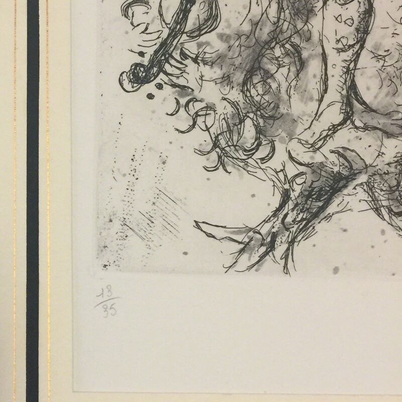 Marc Chagall, ‘Le Clown Acrobate’, 1967, Print, Etching, Wallector