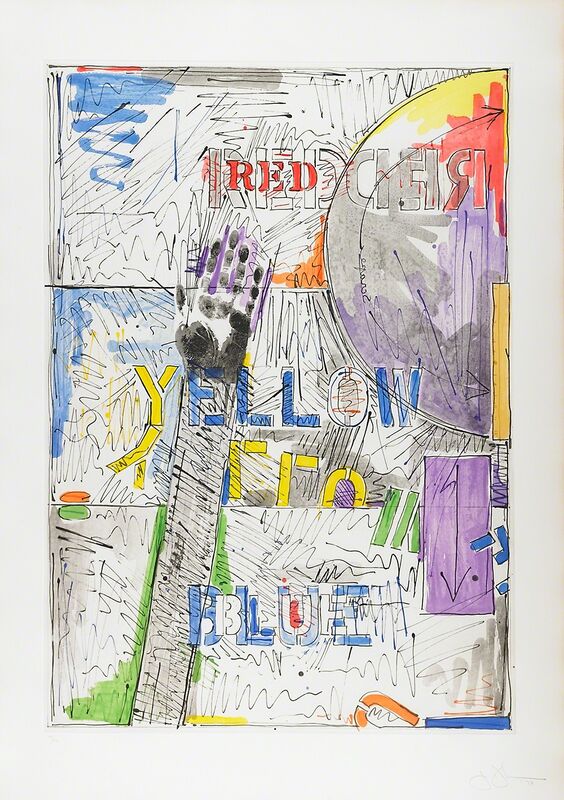 Jasper Johns, ‘Land's End’, 1978, Print, Etching and sugarlift aquatint on paper, Rago/Wright/LAMA