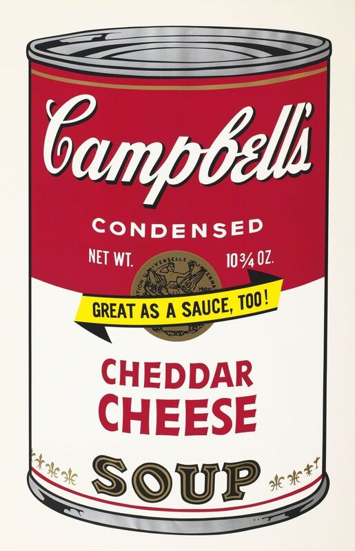 Andy Warhol, ‘Soup Can ll, Cheddar Cheese’, 1969, Print, Screenprint, Vertu Fine Art