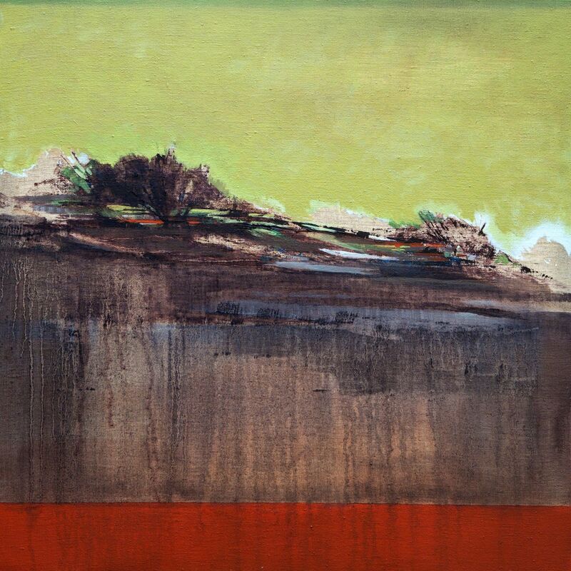 María José Concha, ‘Cascading Landscape’, 2014, Painting, Oil on linen, DECORAZONgallery