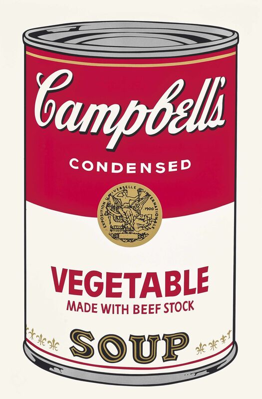 Andy Warhol, ‘Vegetable made with Beef Stock, from: Campbell's Soup I’, 1968, Print, Screenprint in colours, on wove paper, Gallery Red