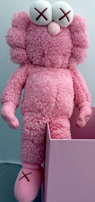KAWS, ‘KAWS Pink BFF Plush (KAWS BFF pink) ’, 2019, Sculpture, Plush figurine, Lot 180 Gallery