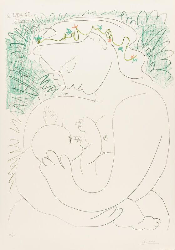 Pablo Picasso, ‘Grand Maternité’, 1963, Print, Lithograph printed in colours, Forum Auctions