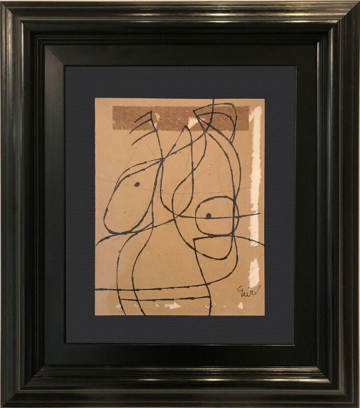 Joan Miró, ‘Tête’, 1975, Drawing, Collage or other Work on Paper, Mixed media on board, N2 Galería