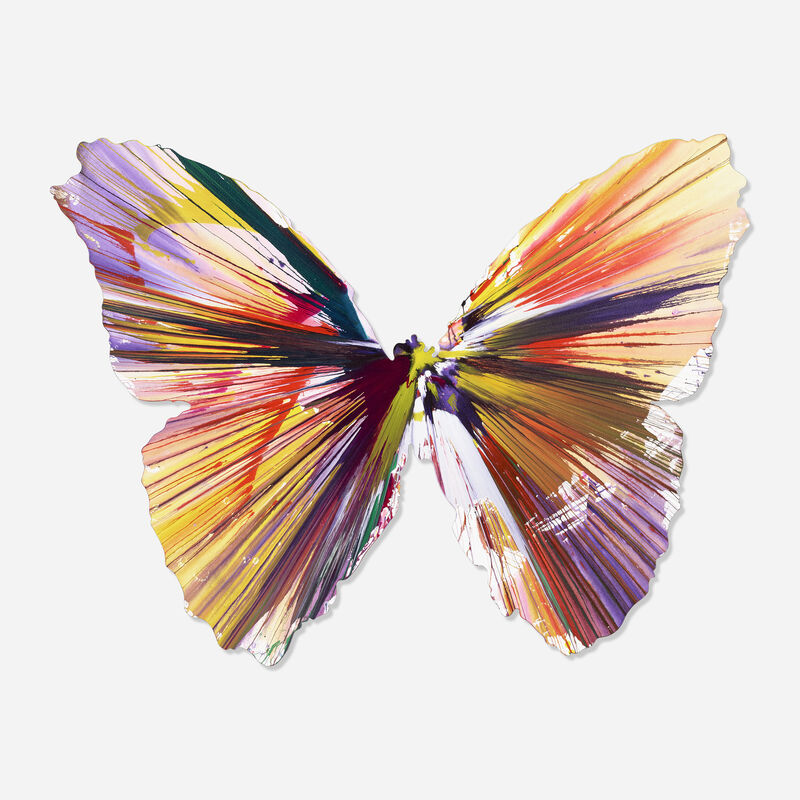 Damien Hirst, ‘Butterfly Spin Painting’, 2009, Painting, Acrylic on paper, Rago/Wright/LAMA