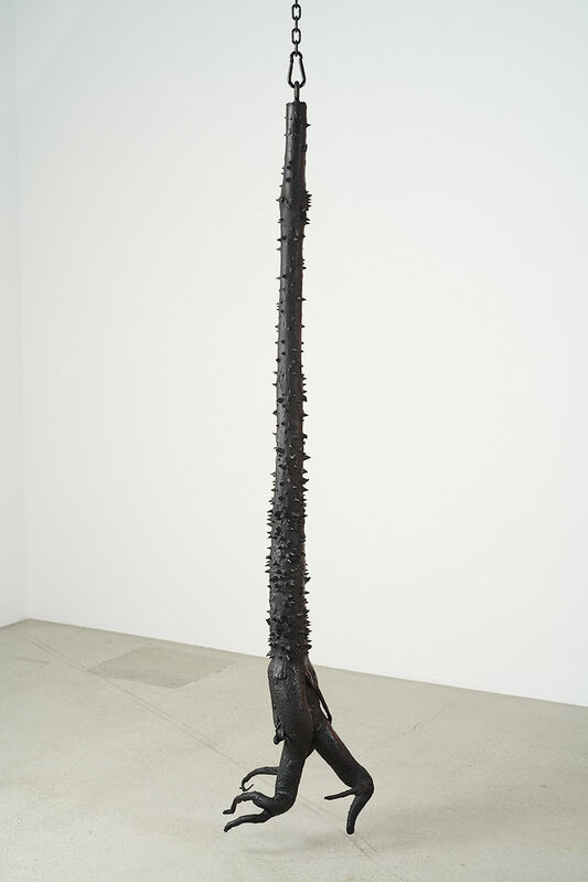 Davina Semo, ‘Muse’, 2019, Sculpture, Patinated cast bronze, powder-coated chain, hardware, Jessica Silverman