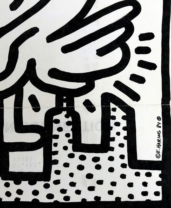 Keith Haring, ‘Keith Haring Kutztown Connection poster 1984’, 1984, Print, Offset printed poster announcement, Lot 180 Gallery