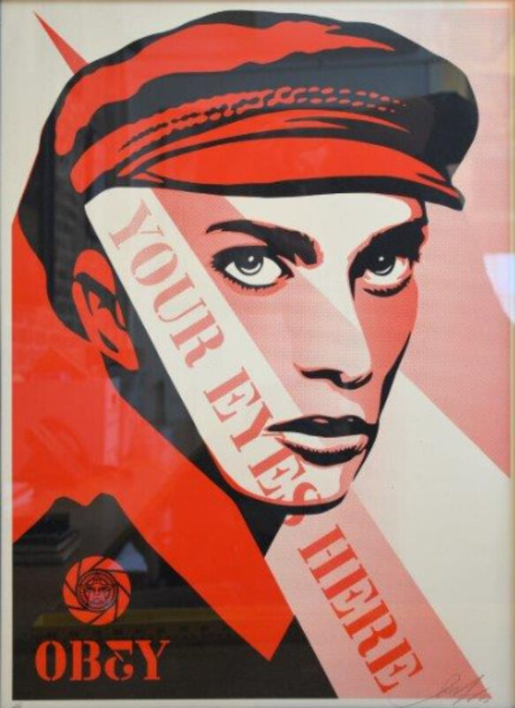 Shepard Fairey, ‘Your eyes here’, 2010, Print, Screenprint, DIGARD AUCTION