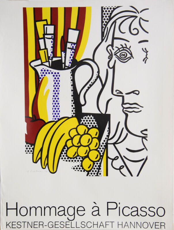 Roy Lichtenstein, ‘Hommage à Picasso - Kestner-Gesellschaft Hannover’, 1973-1974, Print, Poster, RoGallery Gallery Auction