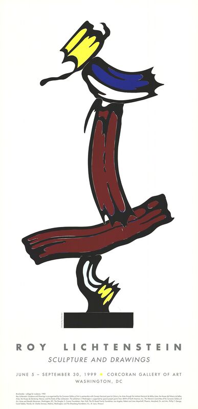 Roy Lichtenstein, ‘Brushstroke-Collage For Sculpture’, 1999, Print, Serigraph, ArtWise
