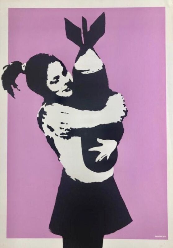 Banksy, ‘Bomb Hugger’, 2003, Print, Screenprint in colours on wove paper., HOFA Gallery (House of Fine Art)