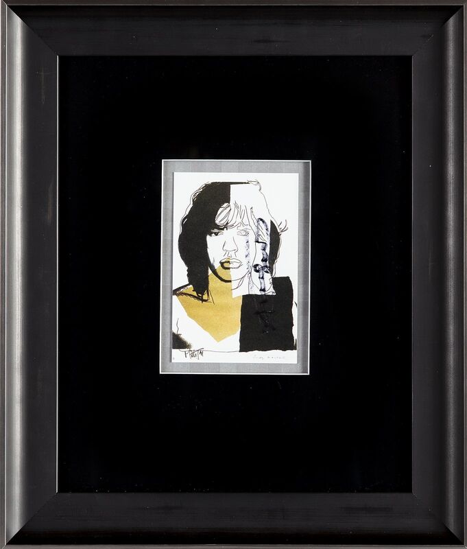 Andy Warhol, ‘Andy Warhol  Mick Jagger FS.II.146 Hand Signed Gallery Announcement Invitation $2,895.00’, 1970-2000, Drawing, Collage or other Work on Paper, Lithograph, Modern Artifact