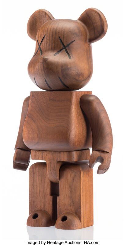KAWS, ‘BWWT 400% Be@rbrick’, 2005, Other, Karimoku wood, Heritage Auctions