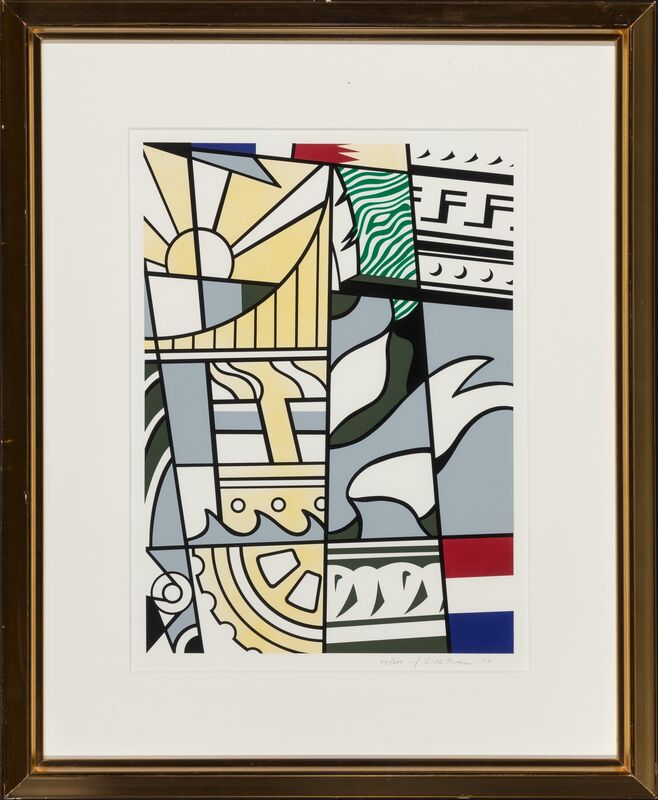 Roy Lichtenstein, ‘Bicentennial Print, from America: The Third Century’, 1975, Print, Lithograph and screenprint in colors on wove paper, Heritage Auctions
