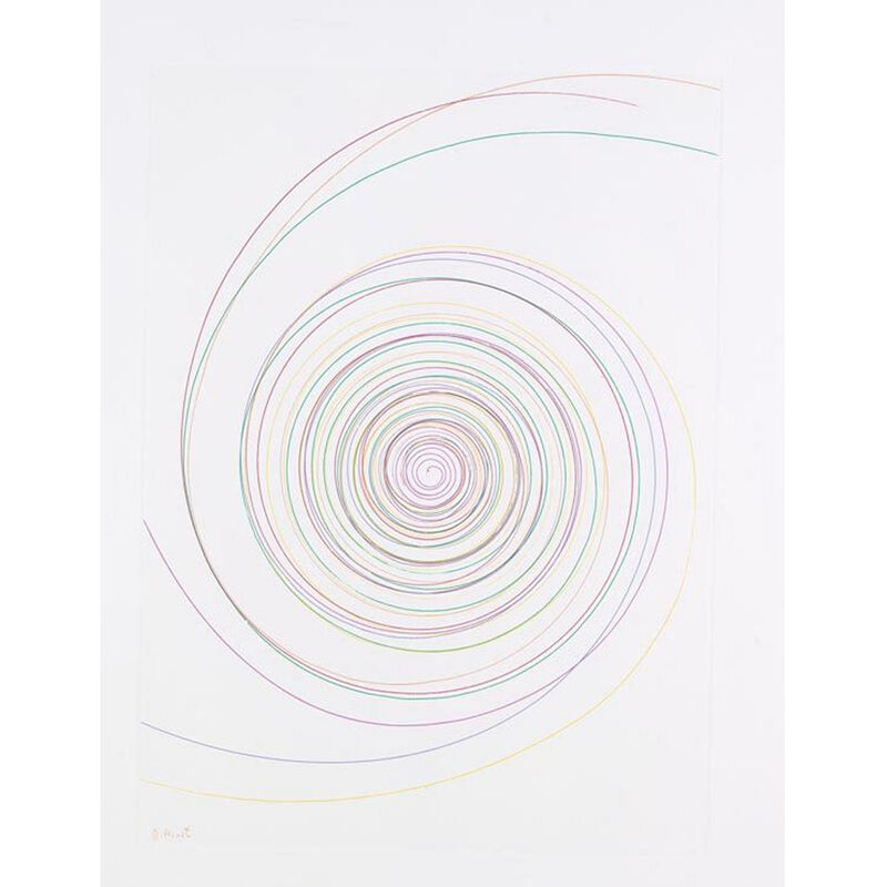 Damien Hirst, ‘Billy Mill Roundabout (from In a Spin, the Action of the World on Things, Volume I)’, 2002, Print, Etching in  color, Weng Contemporary