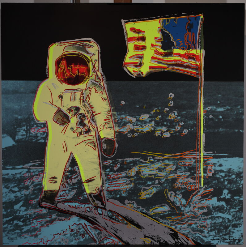 Andy Warhol, ‘Moonwalk’, 1987, Print, Portfolio of two screenprints on Lenox Museum Board, Coskun Fine Art