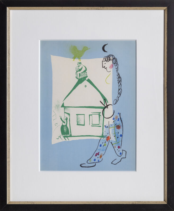 Marc Chagall, ‘Our House in My Village’, 1960, Print, Lithograph, RoGallery