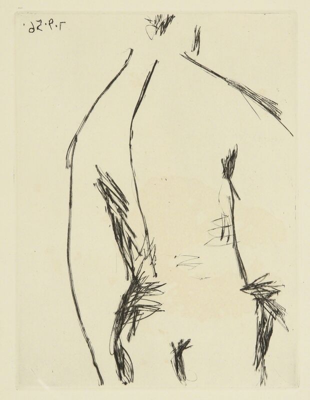 Pablo Picasso, ‘Dos d'homme (B. 803; Ba. 959)’, 1956, Print, Drypoint, Sotheby's