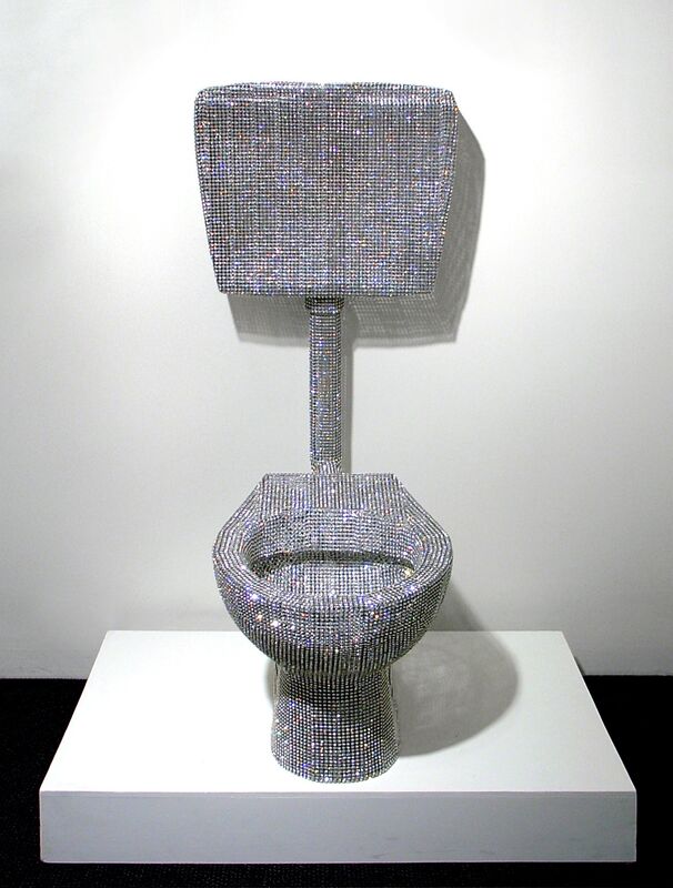 Nicola Bolla, ‘Vanitas, Toilet’, 2006-2007, Mixed Media, White Swarovski Diamonds, Nohra Haime Gallery