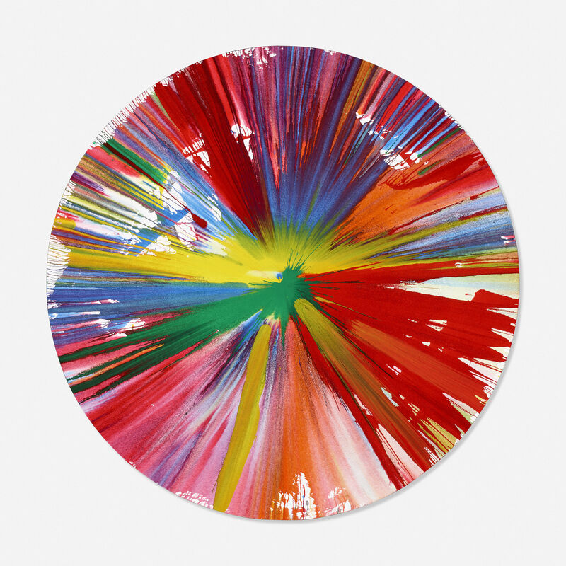 Damien Hirst, ‘Circle Spin Painting’, 2009, Painting, Acrylic on paper, Rago/Wright/LAMA