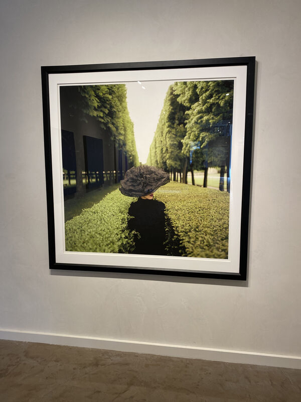 Rodney Smith, ‘Woman with Hat Between Hedges, Parc de Sceaux, France’, 2004, Photography, Archival pigment print, Gilman Contemporary