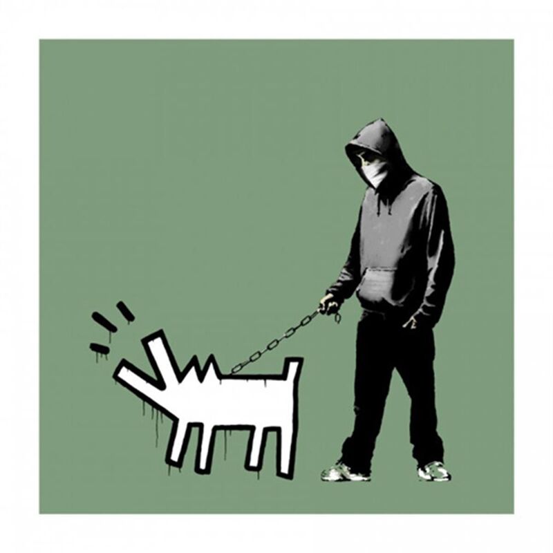 Banksy, ‘Choose Your Weapon (Slate) - Signed’, 2010, Print, Screen print on paper, Hang-Up Gallery