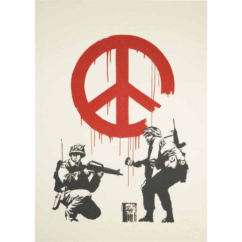 Banksy, ‘'CND Soldiers' (Unsigned)’, 2005, Print, Screen Print on 250gsm Recycled Stock, ArtLife Gallery