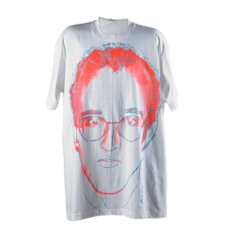 Andy Warhol, ‘Keith Haring’, Print, Screenprint in colors on Fruit of the Loom cotton T-shirt, Rago/Wright/LAMA