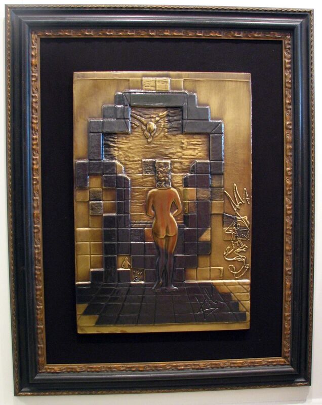 Salvador Dalí, ‘Lincoln In Dali Vision ’, 1975, Mixed Media, Bas Relief in Bronze, Gregg Shienbaum Fine Art