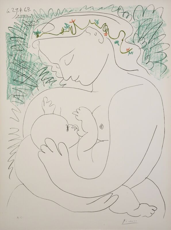 Pablo Picasso, ‘Grand Maternité’, 1963, Print, Lithograph printed in colours, Forum Auctions